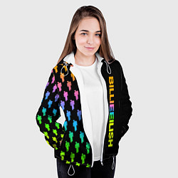 Куртка с капюшоном женская BILLIE EILISH, цвет: 3D-белый — фото 2