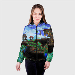 Куртка с капюшоном женская TERRARIA EXCLUSIVE, цвет: 3D-черный — фото 2