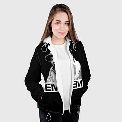 Куртка с капюшоном женская Eminem, цвет: 3D-белый — фото 2