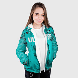 Куртка с капюшоном женская Lil Peep, цвет: 3D-белый — фото 2