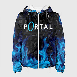 Куртка с капюшоном женская PORTAL, цвет: 3D-белый