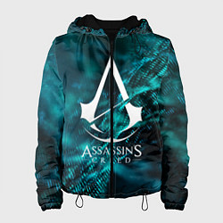 Куртка с капюшоном женская ASSASSINS CREED, цвет: 3D-черный
