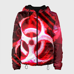 Куртка с капюшоном женская Plague Inc LB Oko, цвет: 3D-черный