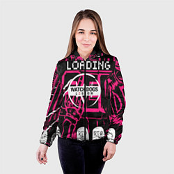 Куртка с капюшоном женская WATCH DOGS:LEGION, цвет: 3D-черный — фото 2