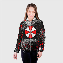 Куртка с капюшоном женская UMBRELLA CORP, цвет: 3D-белый — фото 2