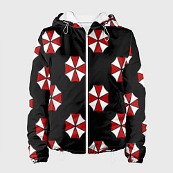 Куртка с капюшоном женская Umbrella Corporation, цвет: 3D-белый