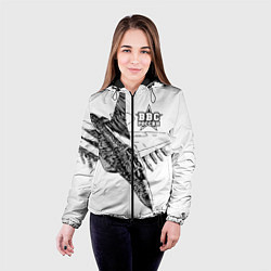 Куртка с капюшоном женская ВВС России, цвет: 3D-черный — фото 2