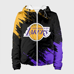 Куртка с капюшоном женская LA LAKERS, цвет: 3D-белый