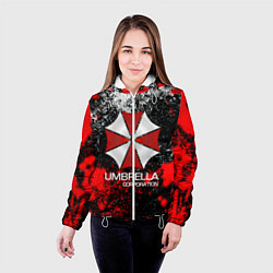 Куртка с капюшоном женская UMBRELLA CORP, цвет: 3D-белый — фото 2