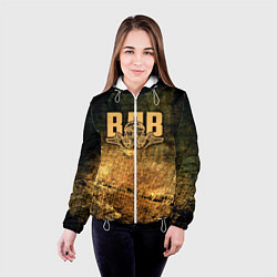 Куртка с капюшоном женская ВДВ, цвет: 3D-белый — фото 2