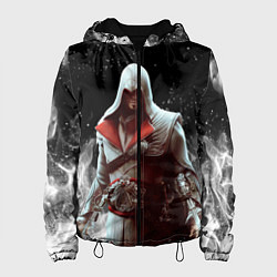 Куртка с капюшоном женская ASSASSINS CREED, цвет: 3D-черный