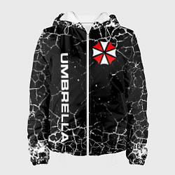 Куртка с капюшоном женская UMBRELLA CORPORATION, цвет: 3D-белый
