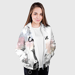 Куртка с капюшоном женская Сплин, цвет: 3D-белый — фото 2