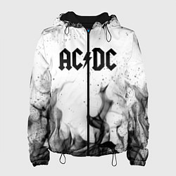 Куртка с капюшоном женская ACDC, цвет: 3D-черный