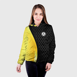 Куртка с капюшоном женская MERCEDES-BENZ, цвет: 3D-черный — фото 2