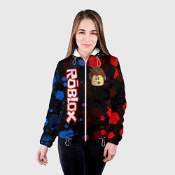 Куртка с капюшоном женская ROBLOX, цвет: 3D-белый — фото 2