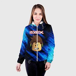 Куртка с капюшоном женская ROBLOX, цвет: 3D-белый — фото 2