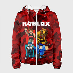 Куртка с капюшоном женская ROBLOX, цвет: 3D-белый