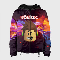 Куртка с капюшоном женская ROBLOX, цвет: 3D-черный