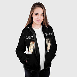 Куртка с капюшоном женская Bungou Stray Dogs, цвет: 3D-черный — фото 2