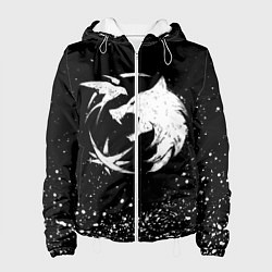 Куртка с капюшоном женская ВЕДЬМАК, цвет: 3D-белый