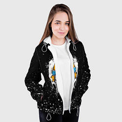 Куртка с капюшоном женская BORDERLANDS 3, цвет: 3D-белый — фото 2