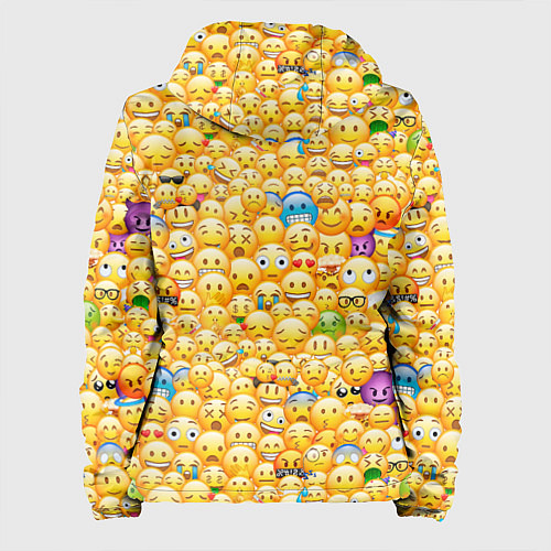 Женская куртка Смайлики Emoji / 3D-Черный – фото 2