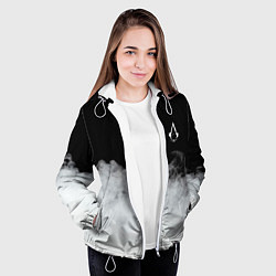 Куртка с капюшоном женская Assassin??s Creed, цвет: 3D-белый — фото 2
