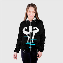 Куртка с капюшоном женская Титан, цвет: 3D-белый — фото 2