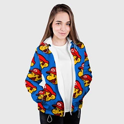 Куртка с капюшоном женская Mario, цвет: 3D-белый — фото 2