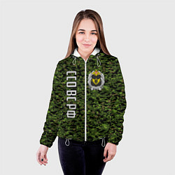 Куртка с капюшоном женская Силы специальных операций РФ, цвет: 3D-белый — фото 2