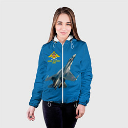 Куртка с капюшоном женская ВВС, цвет: 3D-белый — фото 2