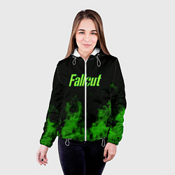 Куртка с капюшоном женская FALLOUT, цвет: 3D-белый — фото 2