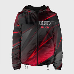 Куртка с капюшоном женская AUDI, цвет: 3D-черный