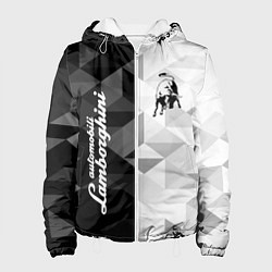 Куртка с капюшоном женская Lamborghini, цвет: 3D-белый