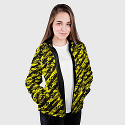 Куртка с капюшоном женская Детектив Пикачу, цвет: 3D-черный — фото 2