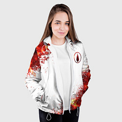 Куртка с капюшоном женская Thousand Foot Krutch, цвет: 3D-белый — фото 2