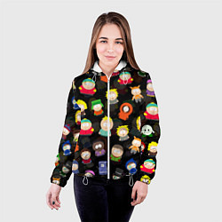 Куртка с капюшоном женская ЮЖНЫЙ ПАРК, цвет: 3D-белый — фото 2