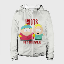 Куртка с капюшоном женская South Park, цвет: 3D-белый