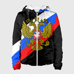 Куртка с капюшоном женская РОССИЯ, цвет: 3D-белый