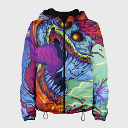 Куртка с капюшоном женская HYPERBEAST, цвет: 3D-черный