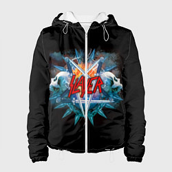 Куртка с капюшоном женская Slayer 88, цвет: 3D-белый