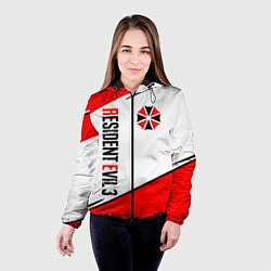 Куртка с капюшоном женская RESIDENT EVIL 3, цвет: 3D-черный — фото 2