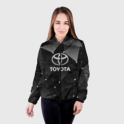 Куртка с капюшоном женская TOYOTA, цвет: 3D-черный — фото 2