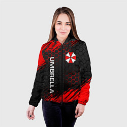 Куртка с капюшоном женская UMBRELLA CORP, цвет: 3D-черный — фото 2
