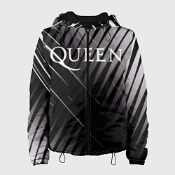Куртка с капюшоном женская Queen, цвет: 3D-черный