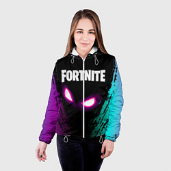Куртка с капюшоном женская FORTNITE, цвет: 3D-белый — фото 2
