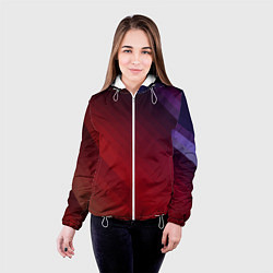 Куртка с капюшоном женская Пикси, цвет: 3D-белый — фото 2