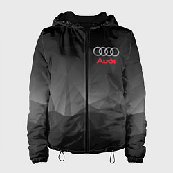 Куртка с капюшоном женская AUDI, цвет: 3D-черный