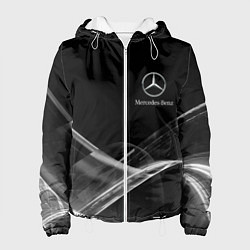 Куртка с капюшоном женская MERCEDES, цвет: 3D-белый